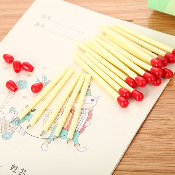 火柴筆 中性原子筆 學生筆 可愛文具 創意文具 韓國個性中性筆 造型原子筆 學生禮物 圓珠筆
