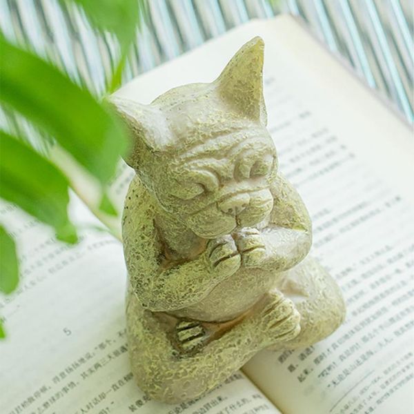 瑜珈狗 生日禮物 辦公室小物 療癒 擺飾 交換禮物 拍攝道具 動物公仔 法鬥犬 冥想