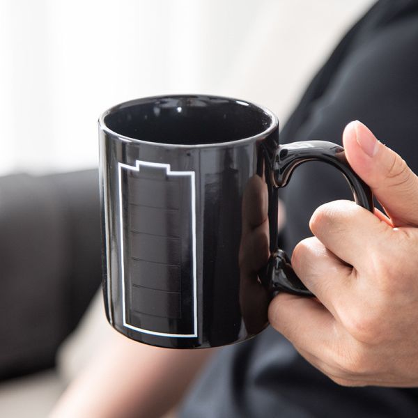 變色杯 馬克杯 咖啡杯 杯子 水杯 禮物 茶杯 陶瓷杯  黑科技 創意 變色馬克杯 感溫杯 居家杯子