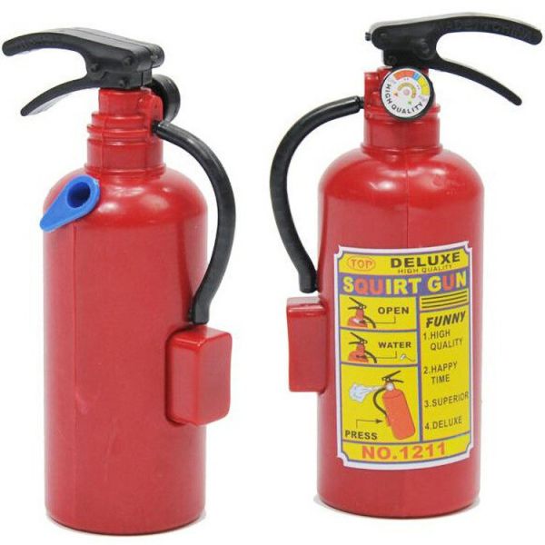 迷你滅火器水槍 按壓式水槍 海邊沙灘游泳池 戲水玩具 攜帶型水槍 夏天玩水 消暑 情境玩具