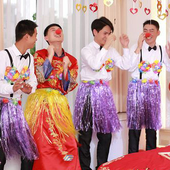 夏威夷草裙 表演服 花圈 肚皮舞 尾牙 角色扮演服裝 花環 表演道具 草裙 結婚 接機