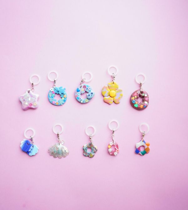 Umbrella/Bottle/Shoes charm (大） 
