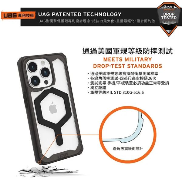 UAG PLYO 全透明耐衝擊保護殼 