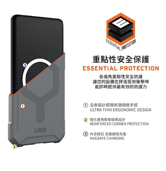 UAG 磁吸式耐衝擊輕量保護殼 MagSafe 