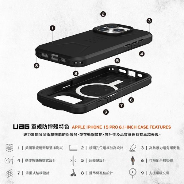 UAG 磁吸式耐衝擊保護殼 簡約款MagSafe 