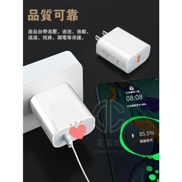 雙口快充頭(20W) 