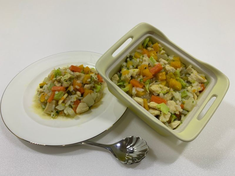 哈露犬鮮食-雞肉蔬菜燉飯 