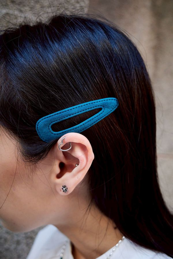 濃色絲絨布料三種造型髮夾 