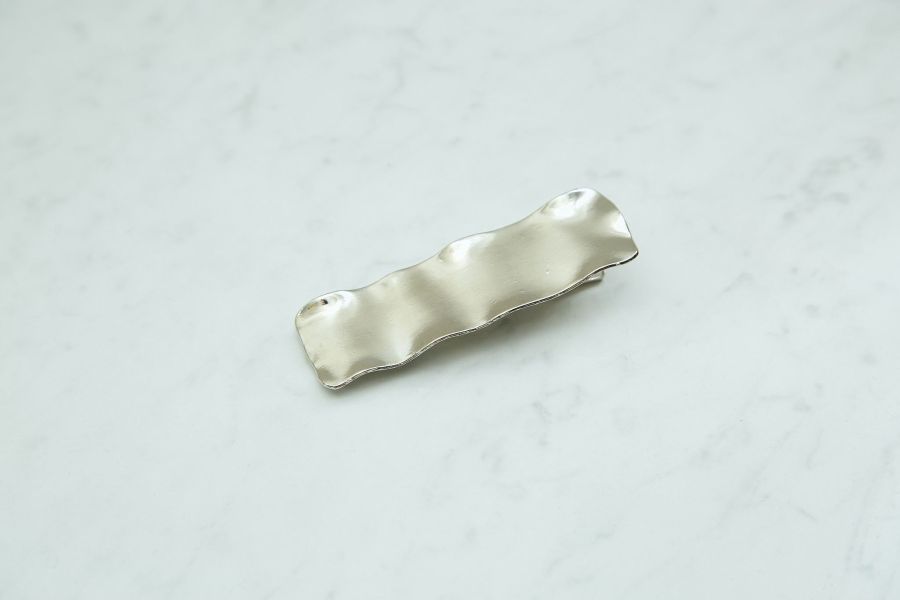 不規則金屬波紋造型髮夾 