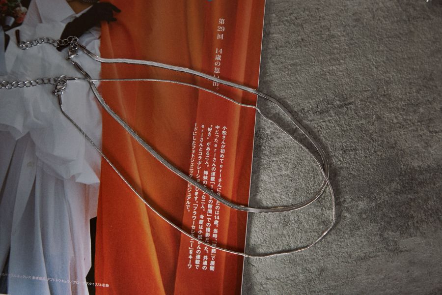 大小雙條可拆式基本蛇鍊 