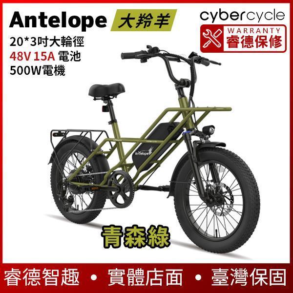 CyberCycle 大羚羊【高續航高CP】20吋軍事復古風格高續航電輔車 
