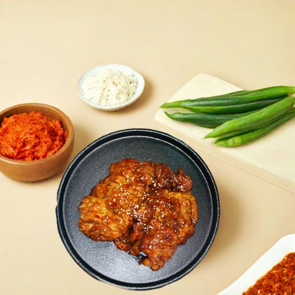 韓式祕製梅花豬排 양념돼지갈비 
