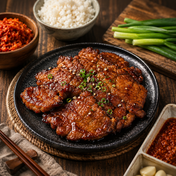 韓式祕製梅花豬排 양념돼지갈비 