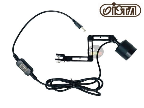 ISTA 伊士達 多段式懸臂投射燈 USB 聚光燈 散光燈 雨林 苔蘚 (黃光/白光/自然光) 圓形缸也可用 