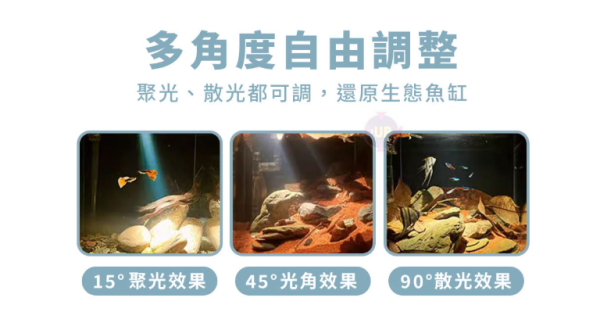 UP 雅柏 USB溪流生態小射燈 3種光源可調 魚缸投射燈 