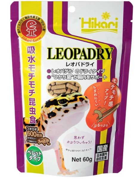 Hikari 高夠力 爬蟲專用顆粒飼料 食蟲性 60g 守宮飼料 豹紋守宮 日本草蜥 箱龜 鬆獅蜥 睫角 