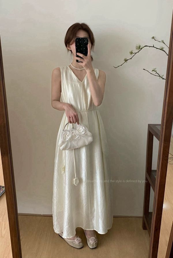光澤感氣質綁帶洋 超美珠光感 