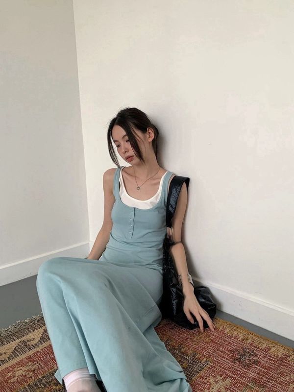 慵懶風兩件式長洋 