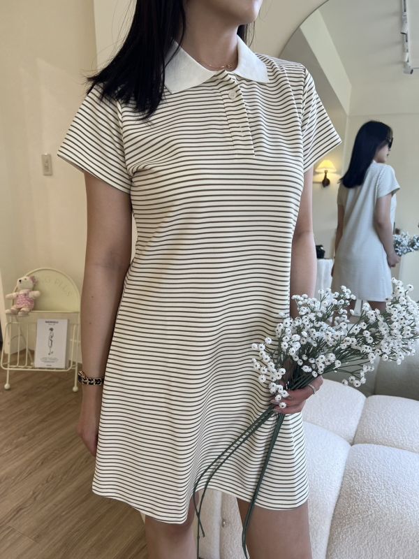 條紋休閒洋 穿起來超清新夏天! 