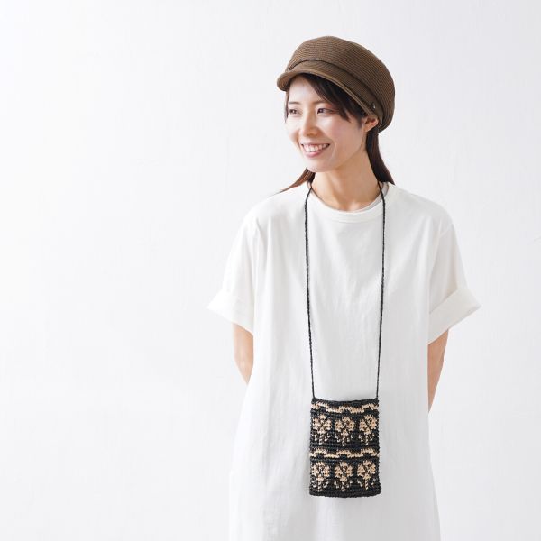材料包 ☽ Hara Wool 日本原裝 雙色紙線手機袋 