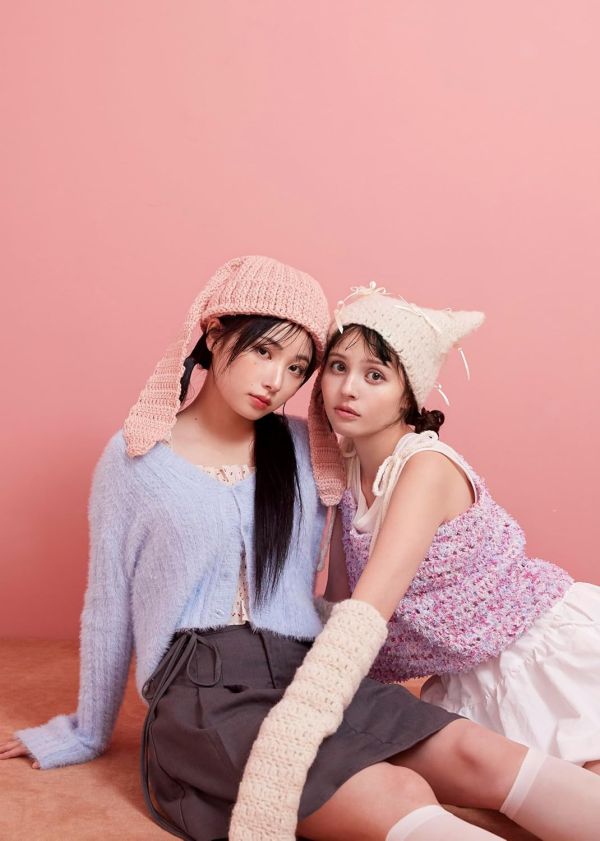 日文編織書 ◍ 韓国発信！かぎ針編みのガールズニットこもの GIRLS CROCHET ACCESSORIES (レディブティックシリーズno.8597) 