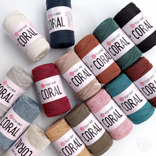 YarnArt Coral 卡蘿銀絲卷 