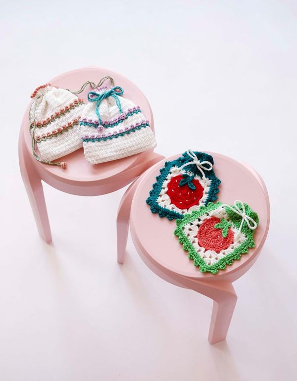 日文編織書 ◍ 韓国発信！かぎ針編みのガールズニットこもの GIRLS CROCHET ACCESSORIES (レディブティックシリーズno.8597) 