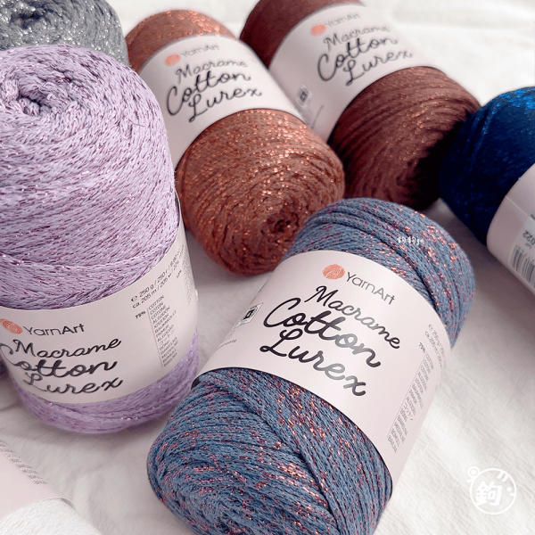 YarnArt Macrame Cotton Lurex 法式星霜編織線 