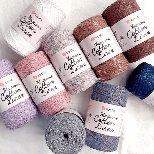 YarnArt Macrame Cotton Lurex 法式星霜編織線 