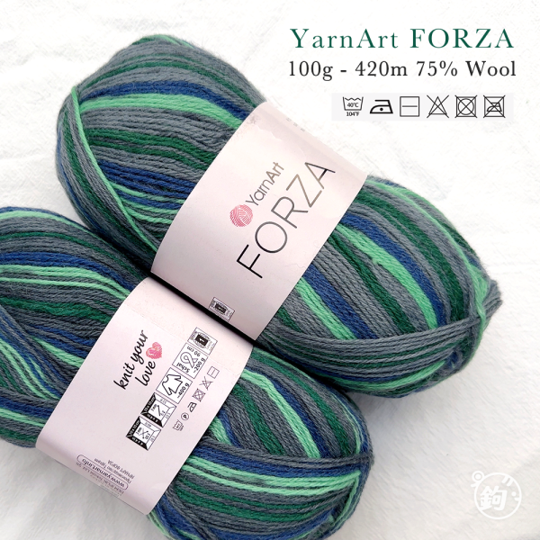 YarnArt FORZA 奔彩段染羊毛 