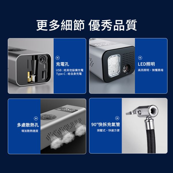六姐的店※【飛樂 Discover A900】多功能打氣機 (快拆氣嘴設計 7分鐘一條輪胎) 飛樂 Discover A900,多功能打氣機,六姐騎士部品店,快拆氣嘴設計,輪胎充氣,胎壓感測器,汽車打氣機,專業打氣裝置,防燙套管,台灣製造,騎士裝備