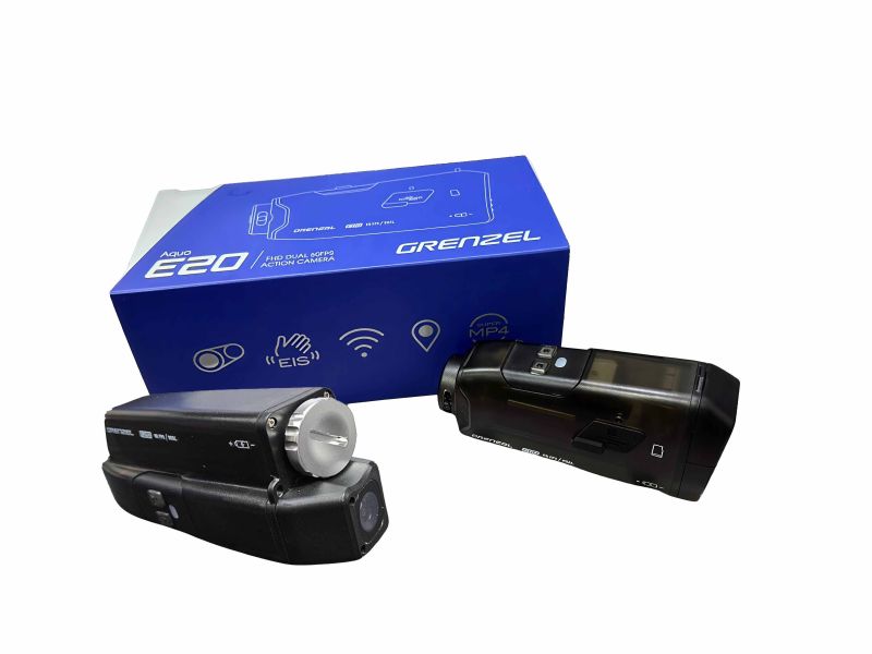 六姐的店※雲創Grenzel E20雙鏡頭頭戴式行車記錄器 