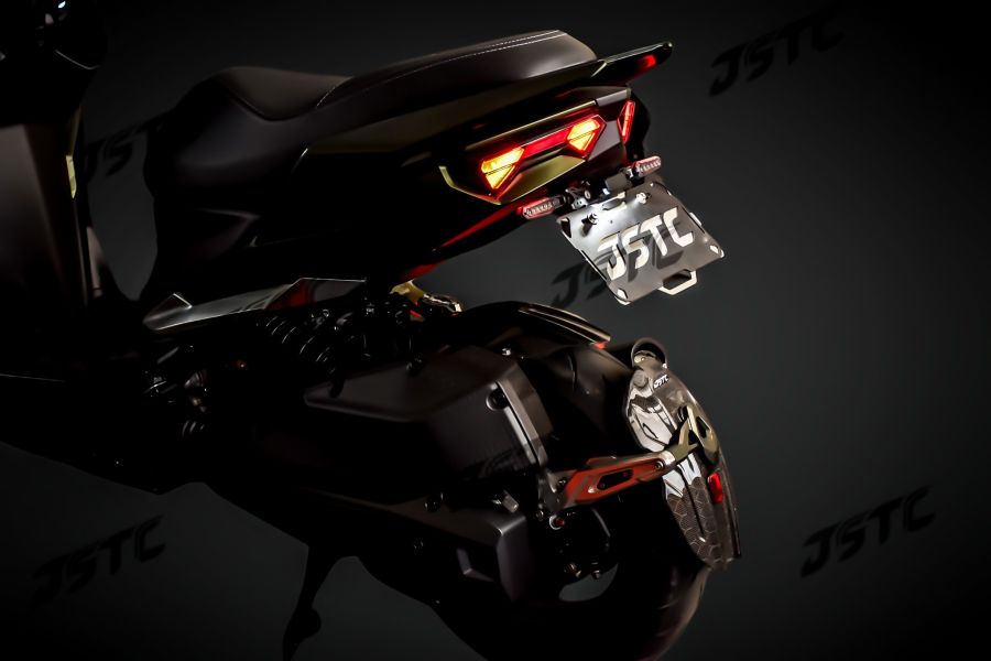 六姐的店※ 【JSTC】 DRG2 BT 專用 - 車牌上移套件 六姐騎士部品店, JSTC, DRG2 BT, 車牌上移套件, 車牌角度, 內部連接車台, 歡迎同業, 優質賣家, 個人批發, 車隊, 公司行號