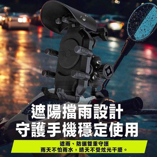 六姐的店※【JAP】TQ-082 八爪防震減震手機架－遮陽帽款 360度旋轉球設計
遮陽擋雨
防盜螺絲