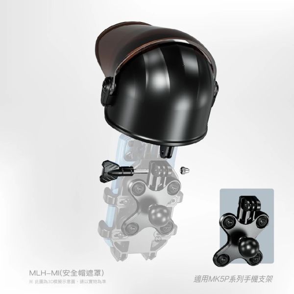 六姐的店※【KEWIG 凱威格】安全帽遮光罩 - 適用凱威格無防震款手機架 17mm MLH-MI 