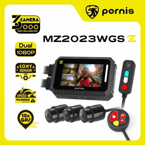 六姐的店※ Polaroid寶麗萊 三錄MZ2023WGS 機車行車記錄器 贈64G 