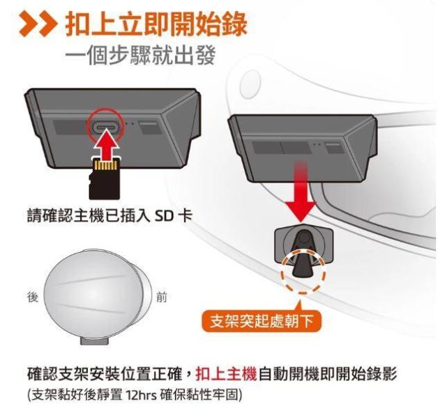六姐的店※【Mio MiVue】 MP35 即扣即錄／前後2K／續航9小時／GPS測速預警／雙鏡機車行車記錄器 MP35 即扣即錄／前後2K／續航9小時／GPS測速預警／雙鏡機車行車記錄器