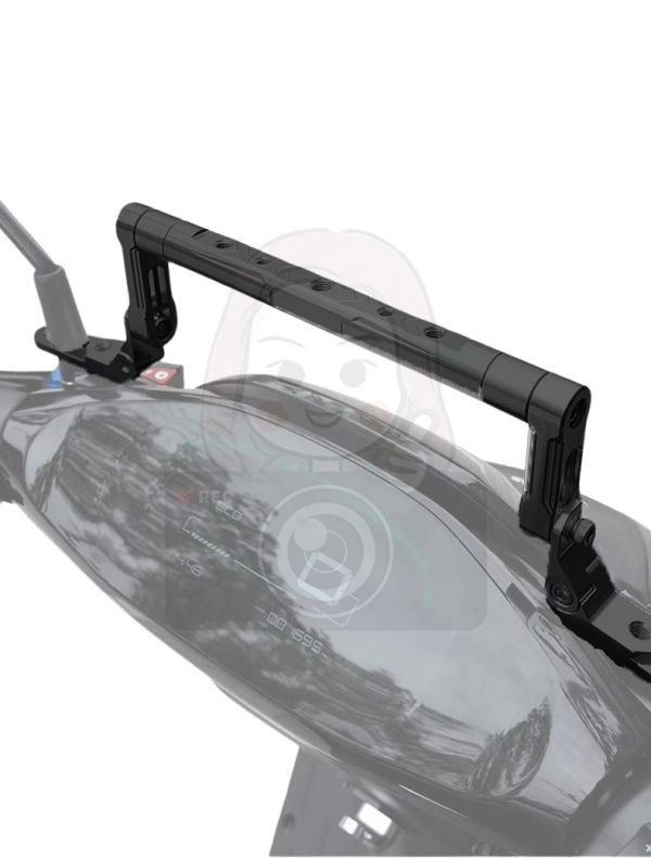 六姐的店※【通用型機車配件】機車carpaly支架／全車型通用／不挑車款／手機架／杯架 多功能擴展平衡彎桿
支架32CM-42CM
橫桿可360度旋轉