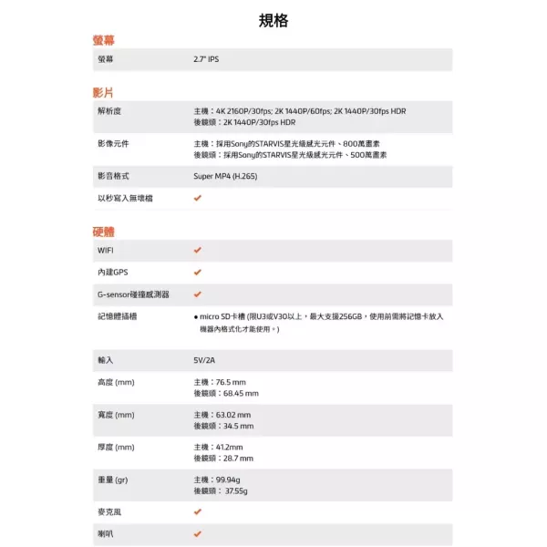 六姐的店※ MIO 935WDS 前4K後2K SONY STARVIS 星光級感光元件 WIFI GPS 行車紀錄器 