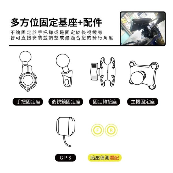 六姐的店※【Looking錄得清】卡普雷導航機 機車CarPlay.支援投屏.導航.安卓IOS系統-無紀錄器功能 