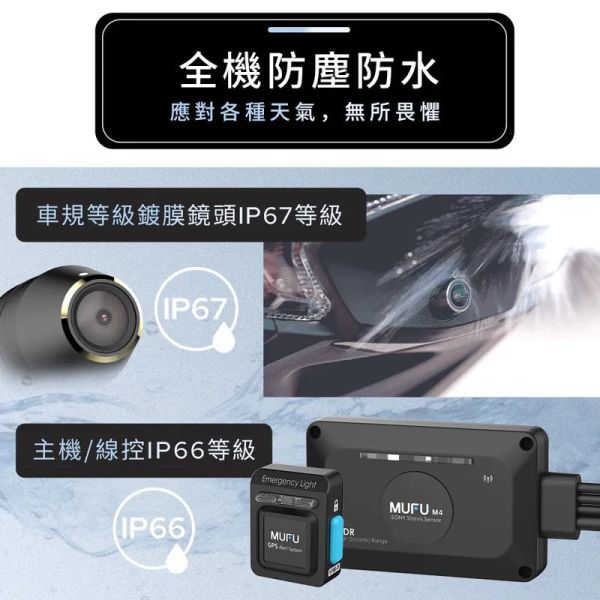 六姐的店※【MUFU】M4黑盒子雙鏡頭機車行車記錄器.高畫質2K/GPS-贈32GB記憶卡*可提供安裝* 機車行車記錄器,MUFU M4,高畫質行車記錄器,雙鏡頭行車記錄器,行車記錄器安裝,行車紀錄器,機車配件,騎士部品,行車記錄器推薦,駕駛安全
