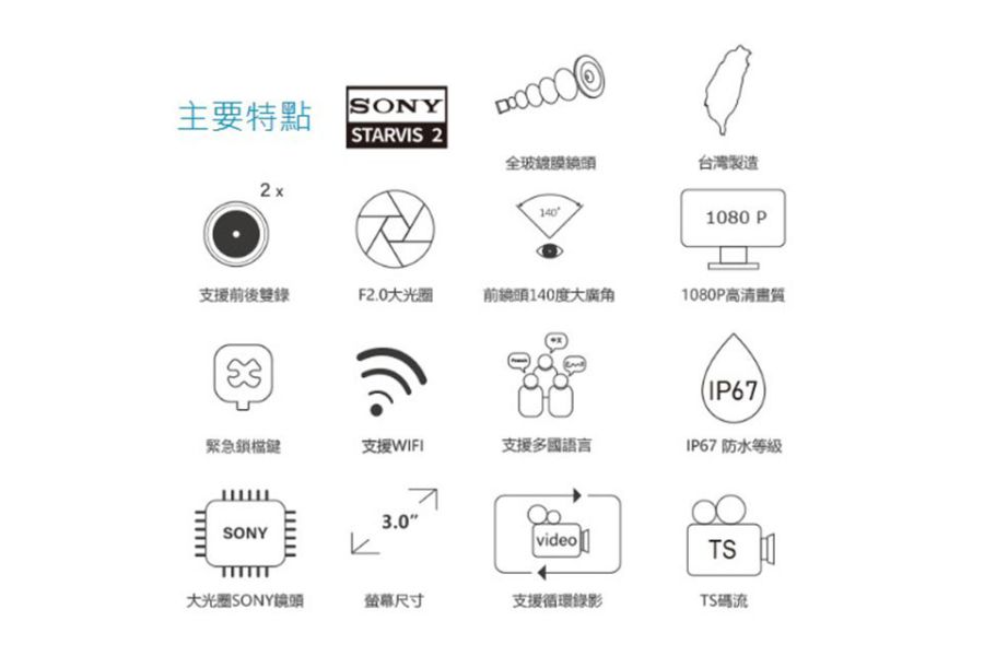 六姐的店※ 【全球鷹】響尾蛇 -X8 前後雙鏡頭行車紀錄器 全球鷹,響尾蛇X8,行車紀錄器,六姐騎士部品店,車隊設備,公司配件,推薦賣家,Sony星光鏡頭,夜視功能,1080P畫質,廣角鏡頭