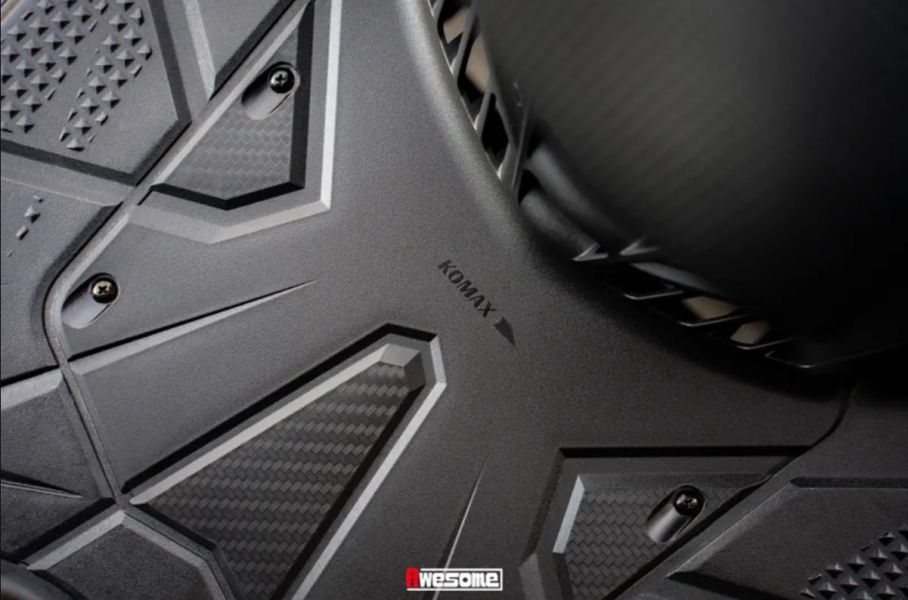 六姐的店※【 KOMAX】JET胸蓋SR/SL SL158 - 立體碳纖維散熱胸蓋 一體式 前胸蓋 散熱導風蓋(非手工) 
