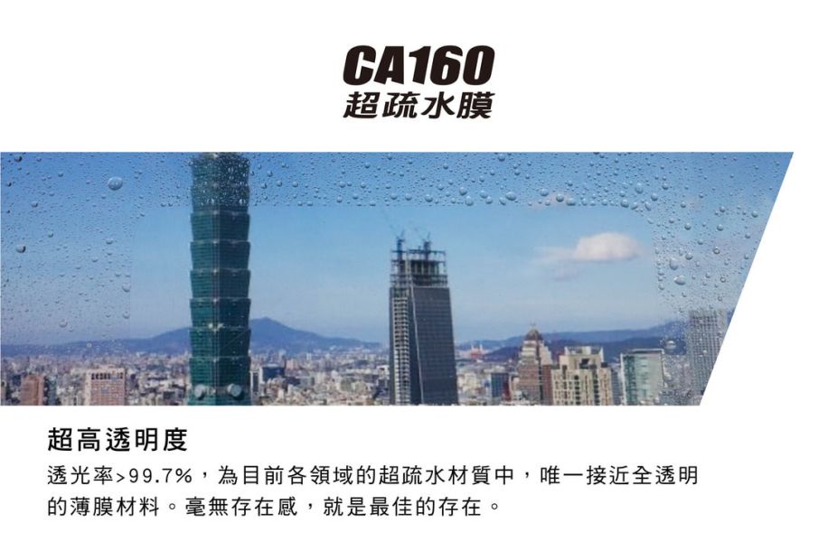 六姐的店※ 【科學研選 crosign】CA160 超疏水膜 - 汽/機車/安全帽/後照鏡 疏水膜.防雨膜.防水膜 