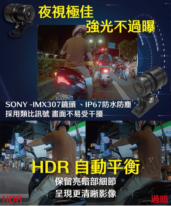 六姐的店※【星易】牡羊座2 機車行車記錄器.前後1080P-HDR鏡頭.GPS.TS碼流.IP66 防潑水 