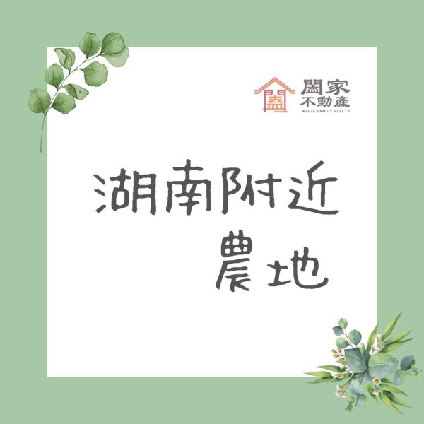 〖湖南附近農地〗 