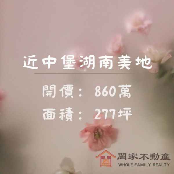 〖近湖南中堡美地〗 