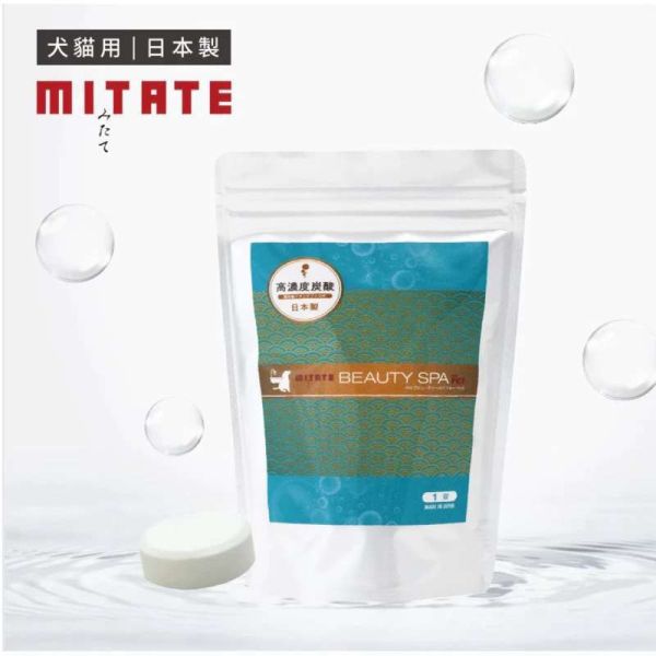 日本MITATE《濃碳酸SPA錠》深層清潔改善皮毛2入 