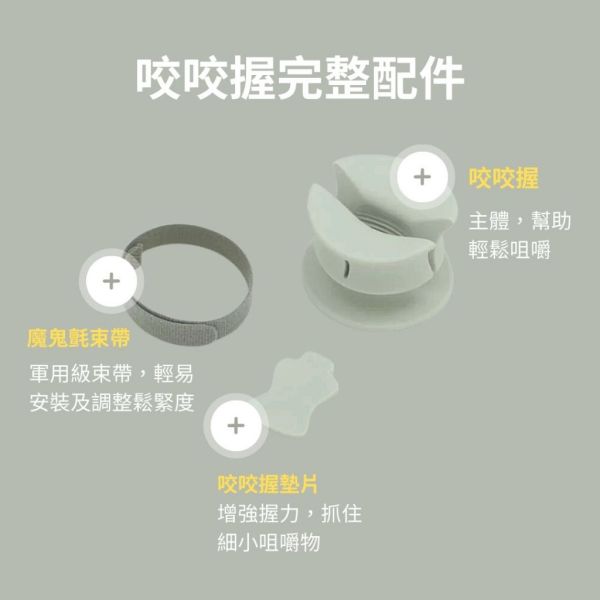 【新加坡 Lunoji】CHEWDEN 咬咬握 (不含底座）- 安全啃咬、消耗體力最佳好夥伴 加倍潔牙 
