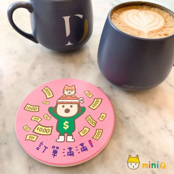 MiniQ 汪喵來好運 招財吸水杯墊 一放就招財 元寶滾滾來 招財貓
貓狗杯墊
吸水杯墊